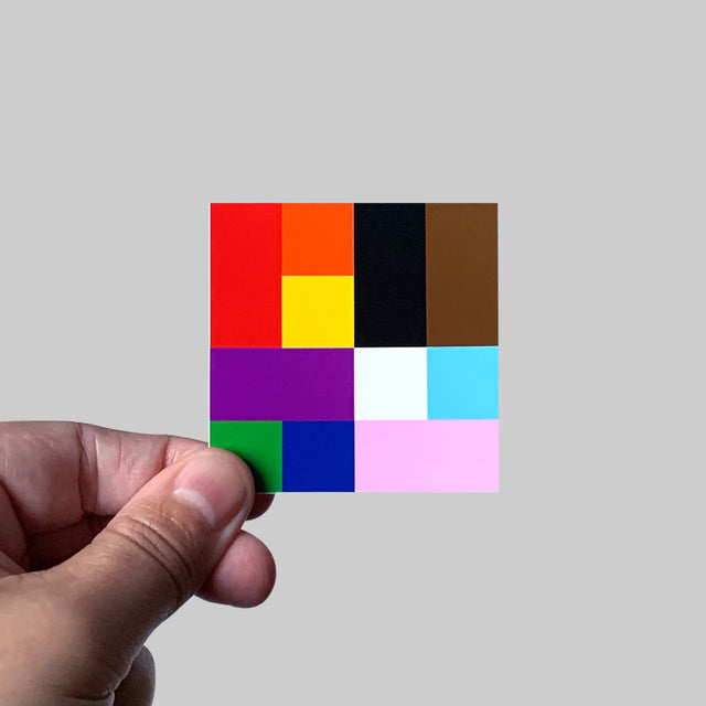 Evolution Pride Flag Sticker