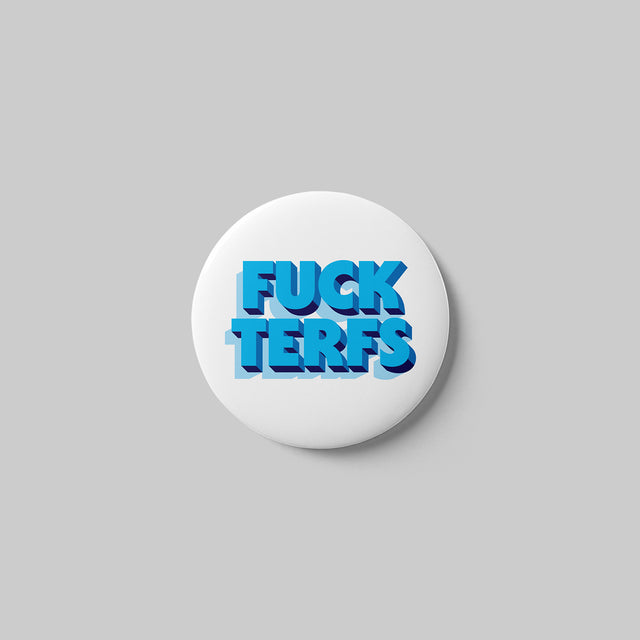 F Terfs Button - Blue