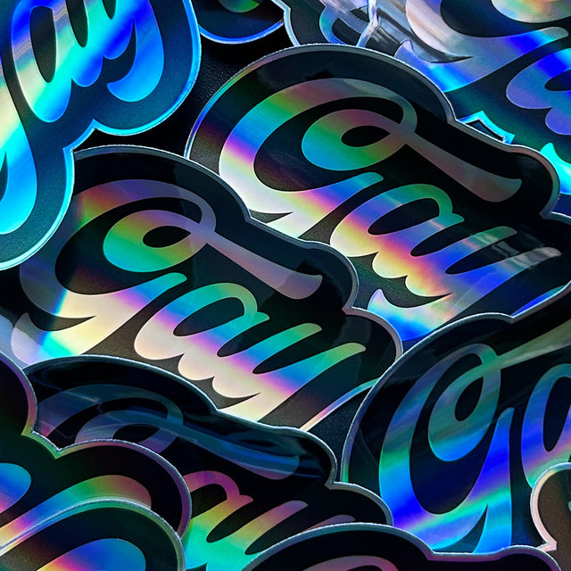 Gay Holographic Sticker
