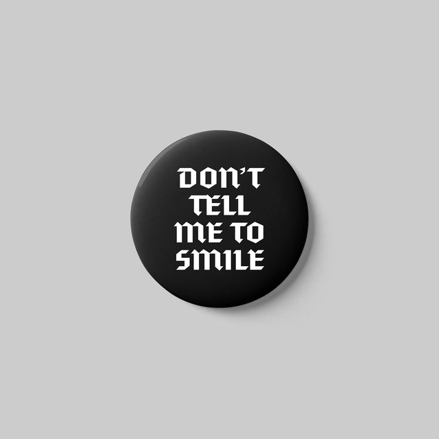 No Smiles Button