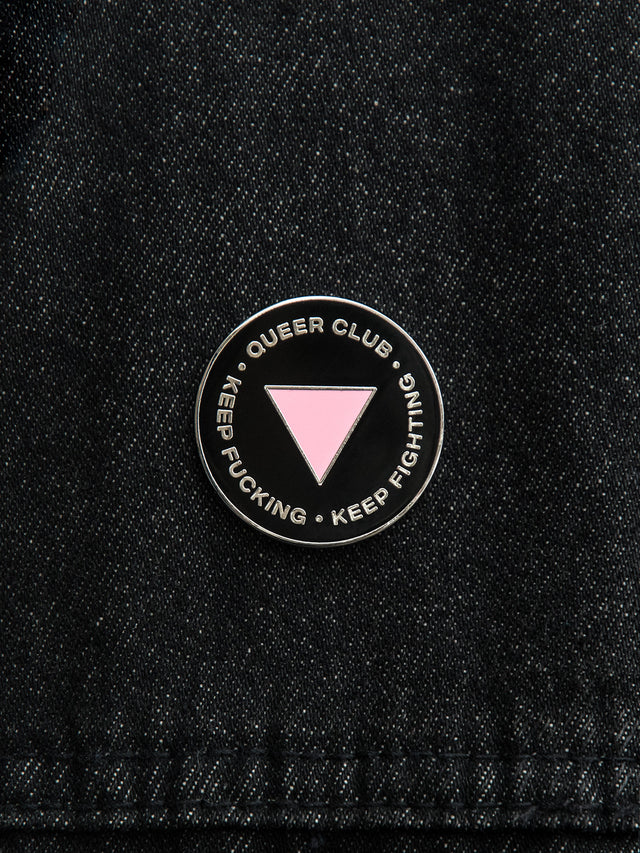 Pink Triangle Enamel Pin